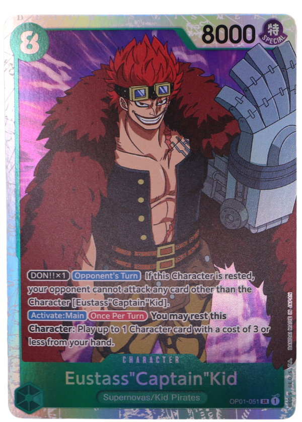 Eustass"Captain"Kid SR / OP01-051 (JP) - Single