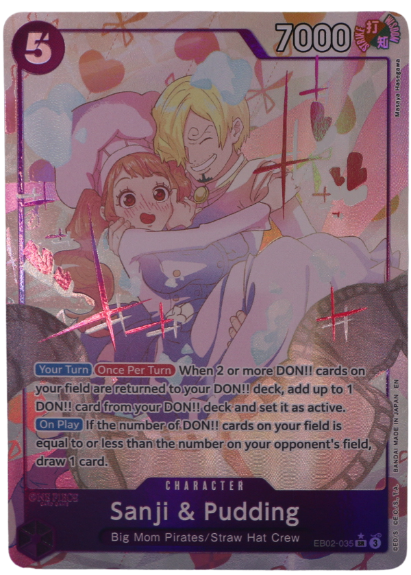 Sanji & Pudding Alt Art SR / EB02-035 (ENG) - Single