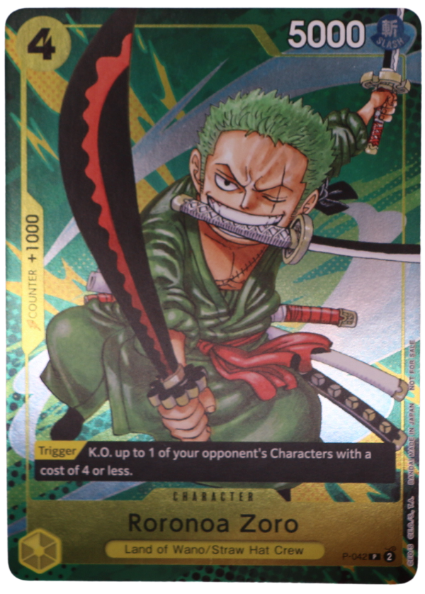 Roronoa Zoro P / P-042 (ENG) - Single