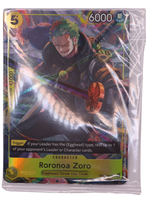 Roronoa Zoro Alt Art SR Unnumbered Promos / OP07-113 (ENG) - Single