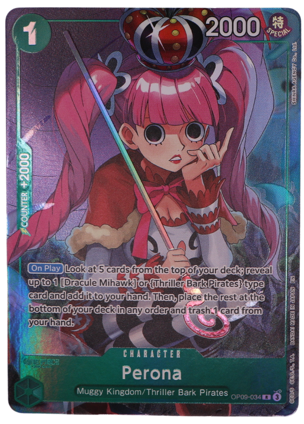 Perona Unnumbered Promos / OP09-034 (ENG) - Single