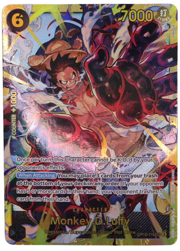 Monkey.D.Luffy SEC/ OP10-118 (ENG) - Single