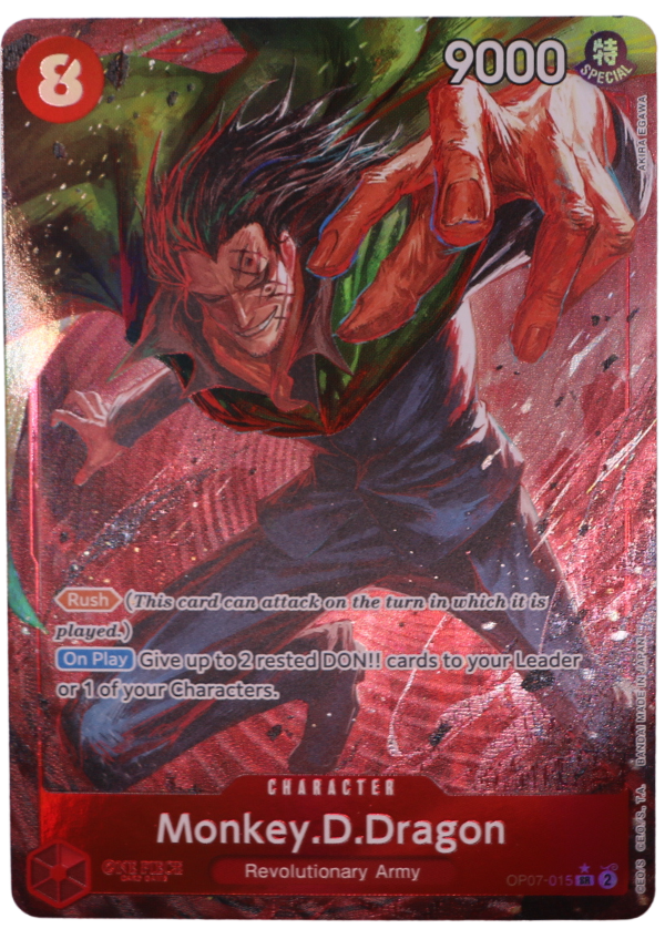 Monkey.D.Dragon Alt Art SR / OP07-015 (ENG) - Single