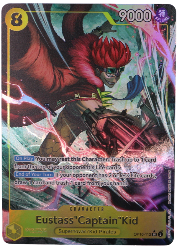 Eustass"Captain"Kid Alt Art SR / OP10-112 (ENG) - Single