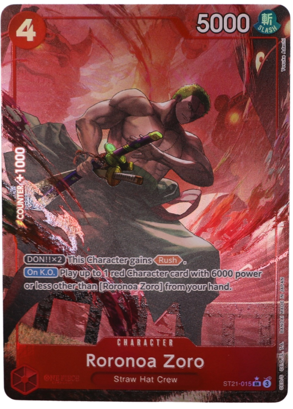 Roronoa Zoro Alt Art SR / ST21-015 (ENG) - Single