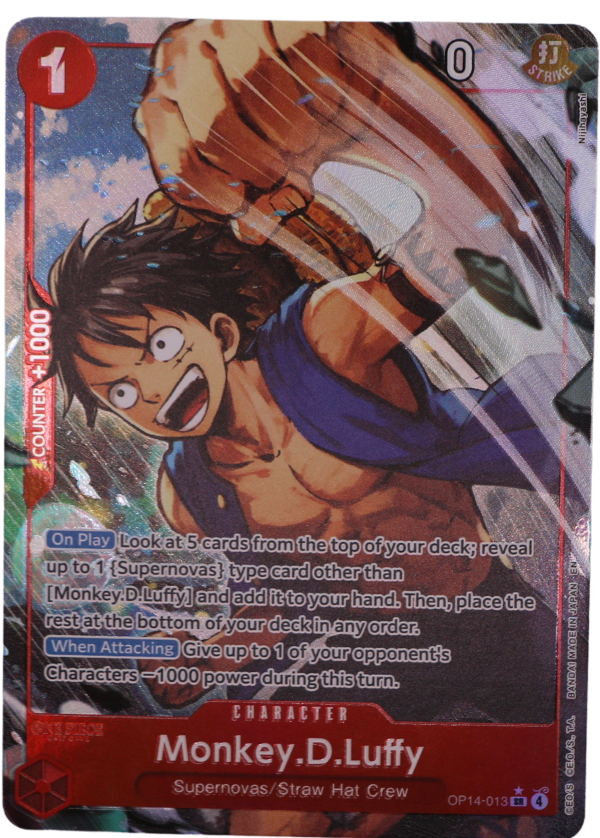 Monkey.D.Luffy SR Alt Art / OP14-013 (ENG) - Single