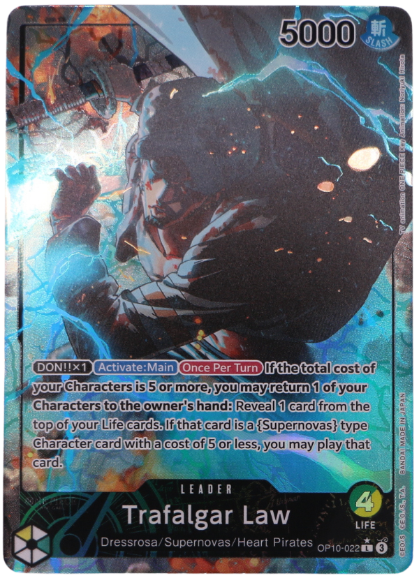 Trafalgar Law Alt Art L / OP10-022 (ENG) - Single