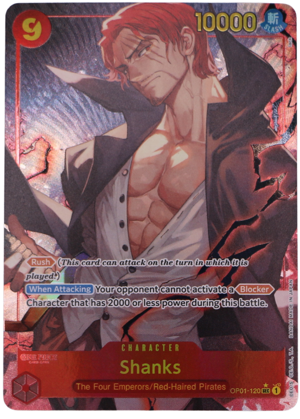 Shanks Alt Art SEC PRB01 / OP01-120 (ENG) - Single