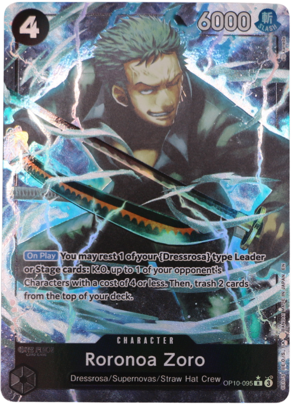 Roronoa Zoro Alt Art R / OP10-095 (ENG) - Single