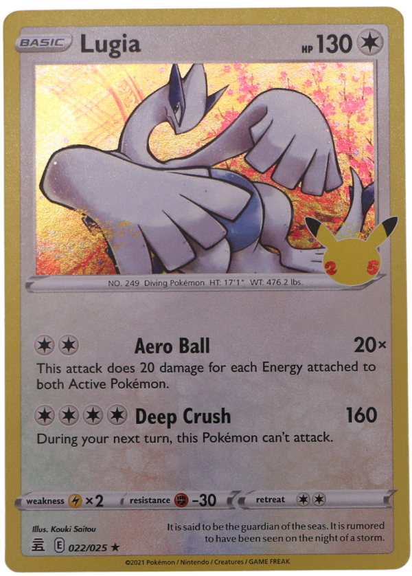 Lugia (CEL 022) Holo Rare (ENG) - Single