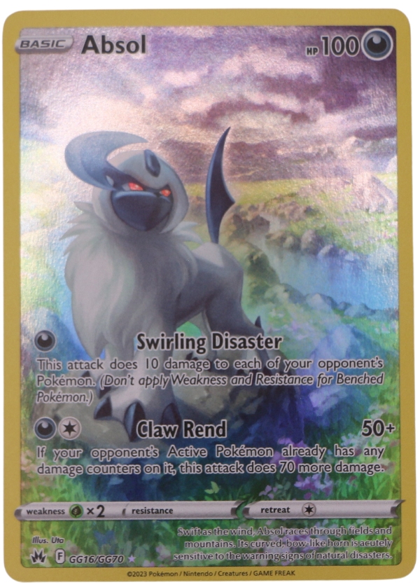 Absol (CRZ GG16) Illustration Rare (ENG) - Single