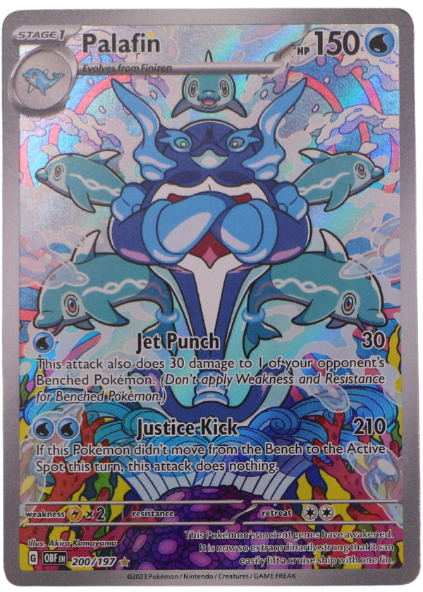 Palafin (OBF 200) Illustration Rare (ENG) - Single