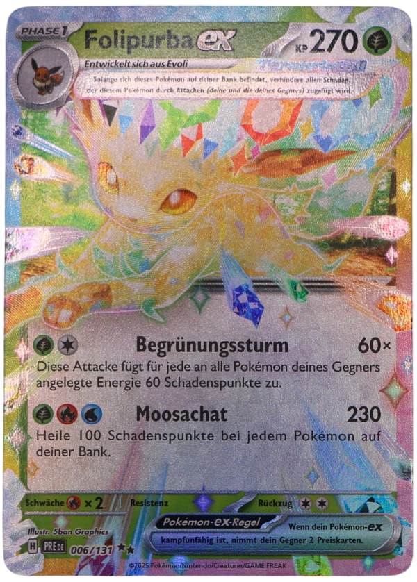 Leafeon ex (xPRE 006) Promo (DE) - Single