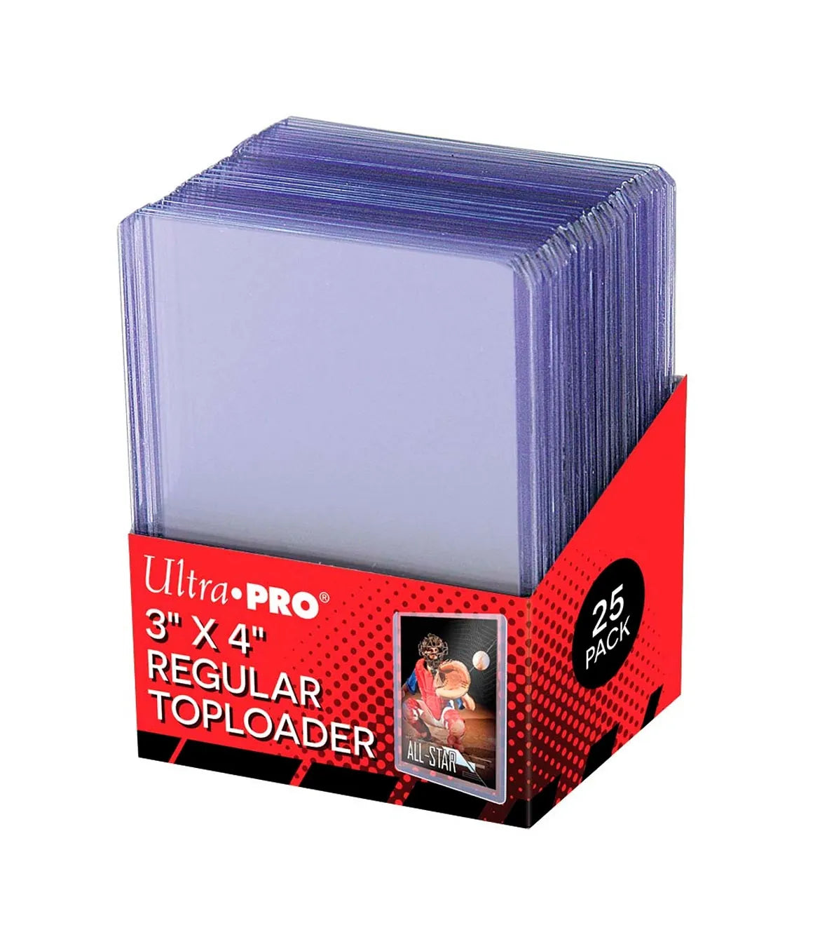 Ultra Pro Standard-Toploader Regular, Packung mit 25 Stück