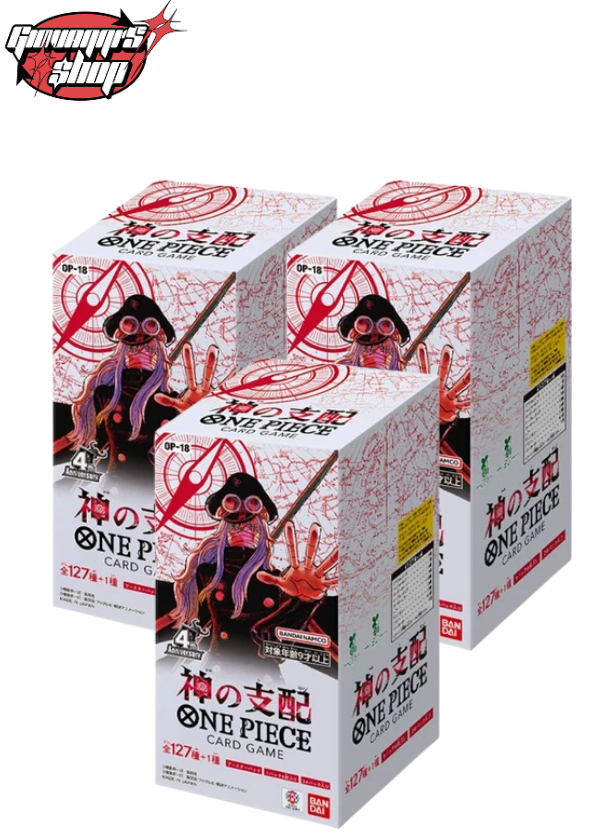PRE ORDER One Piece Card Game - The Dominance of God OP-18 (JP) - Booster Display Case