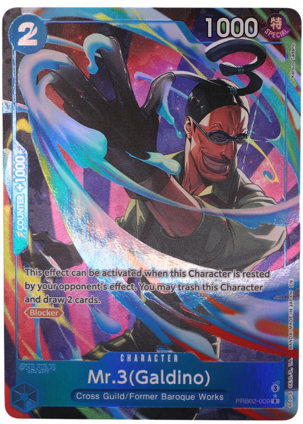 Mr.3(Galdino) Alt Art R / PRB02-009 (ENG) - Single