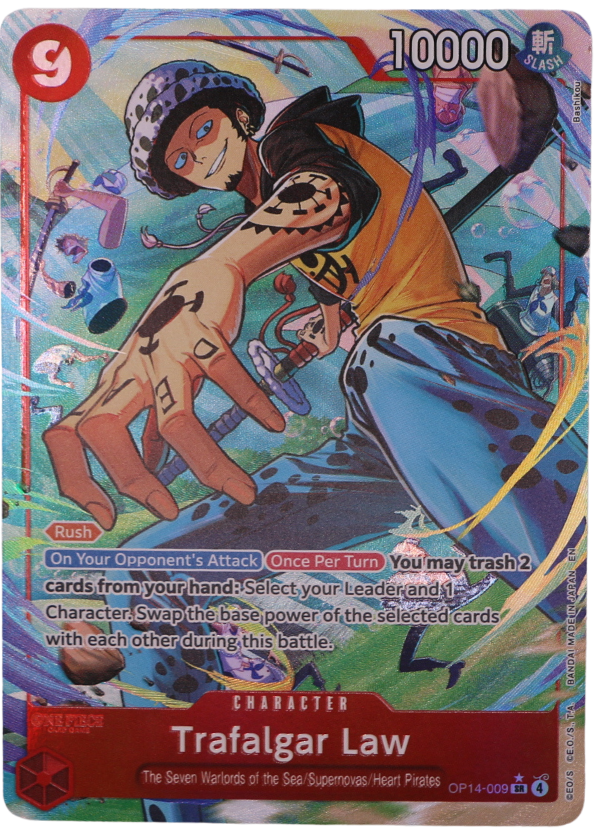 Trafalgar Law Alt Art SR /  OP14-009 (ENG) - Single