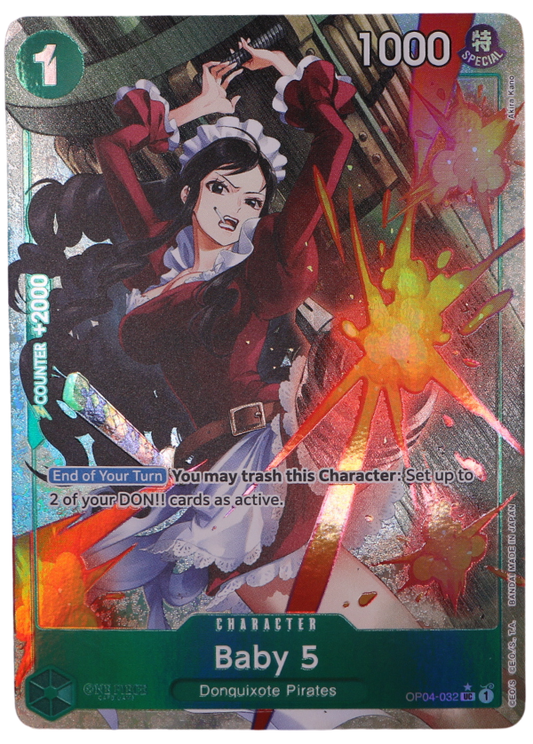 Baby 5 Alt Art UC PRB 01 / OP04-032 (ENG) - Single
