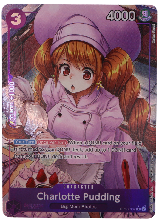 Charlotte Pudding Alt Art R / OP08-067 (ENG) - Single