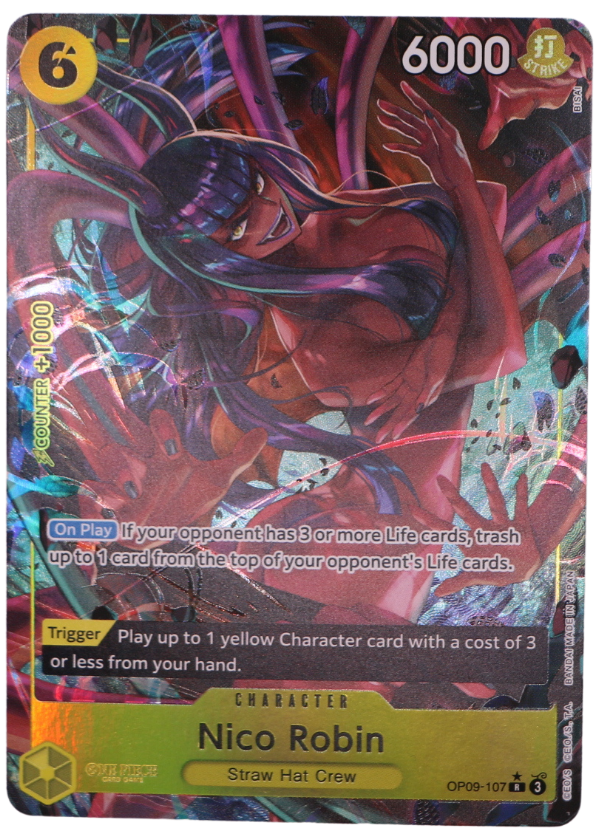 Nico Robin Alt Art R / OP09-107 (ENG) - Single