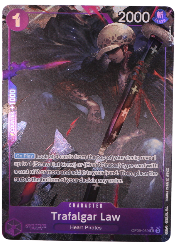 Trafalgar Law Alt Art R / OP09-069 (ENG) - Single