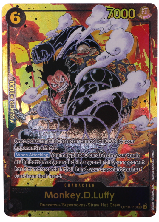 Monkey.D.Luffy Alt Art SEC/ OP10-118 (ENG) - Single