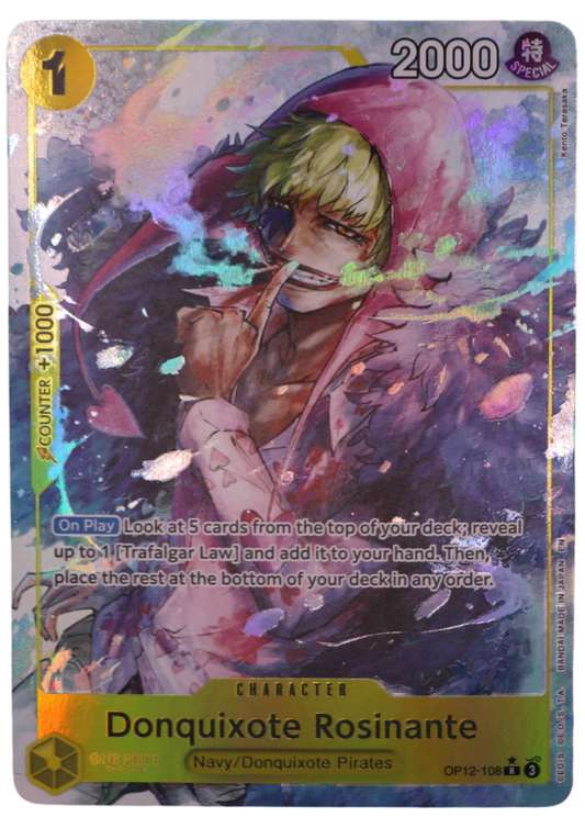 Donquixote Rosinante Alt Art R / OP12-108 (ENG) - Single