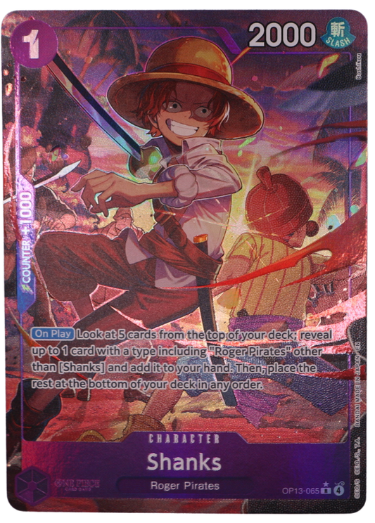 Shanks Alt Art R / OP13-065 (ENG) - Single