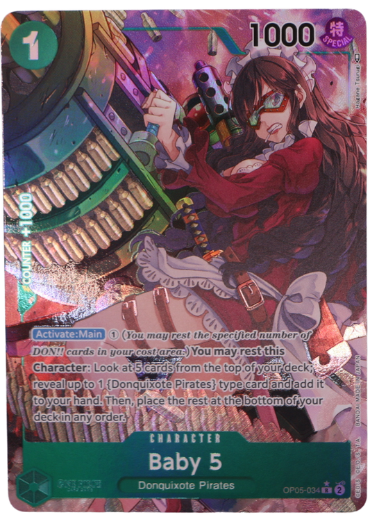 Baby 5 Alt Art R / OP05-034 (ENG) - Single