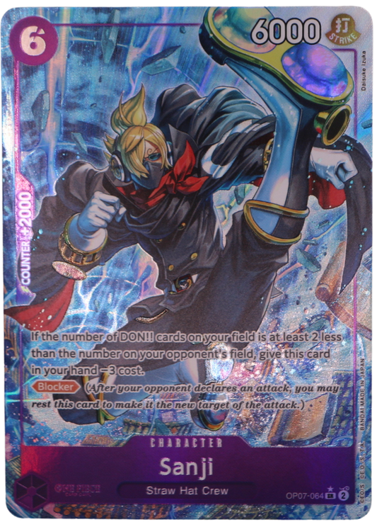 Sanji Alt Art SR / OP07-064 (ENG) - Single