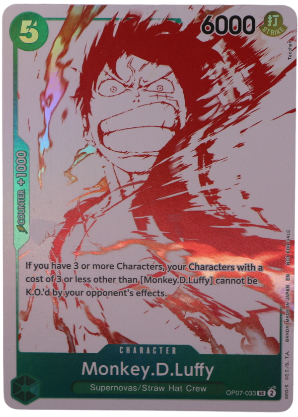 Monkey.D.Luffy R Promo / OP07-033 (ENG) - Single