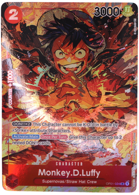 Monkey.D.Luffy Alt Art SR / OP01-024 (ENG) - Single