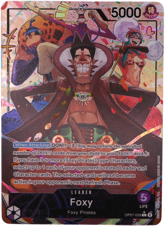 Foxy Leader Alt Art / OP07-059 (ENG) - Single