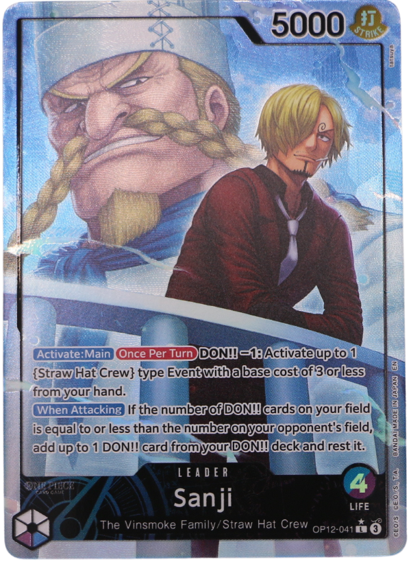 Sanji Alt Art L / OP12-041 (ENG) - Single