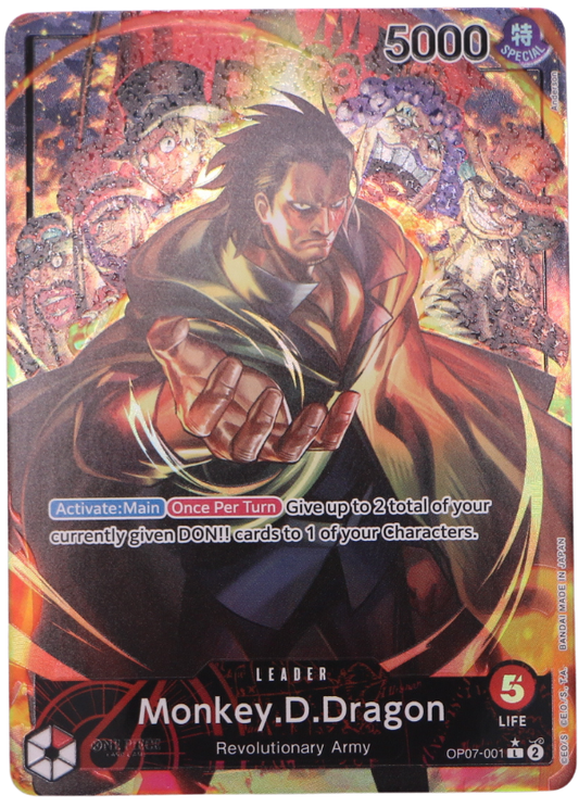 Monkey.D.Dragon Alt Art L / OP07-001 (ENG) - Single