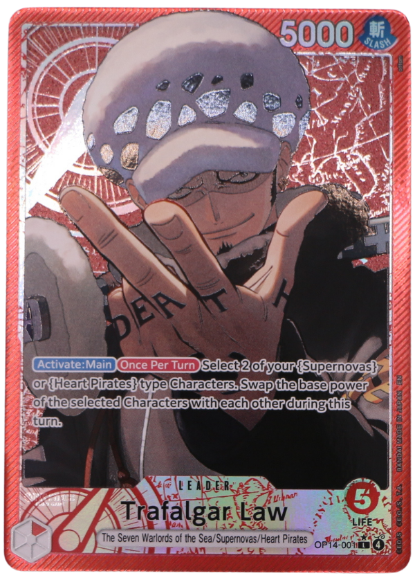 Trafalgar Law Alt Art L / OP14-001 (ENG) - Single