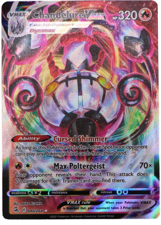 Chandelure VMAX (FST 040) Ultra Rare (ENG) - Single