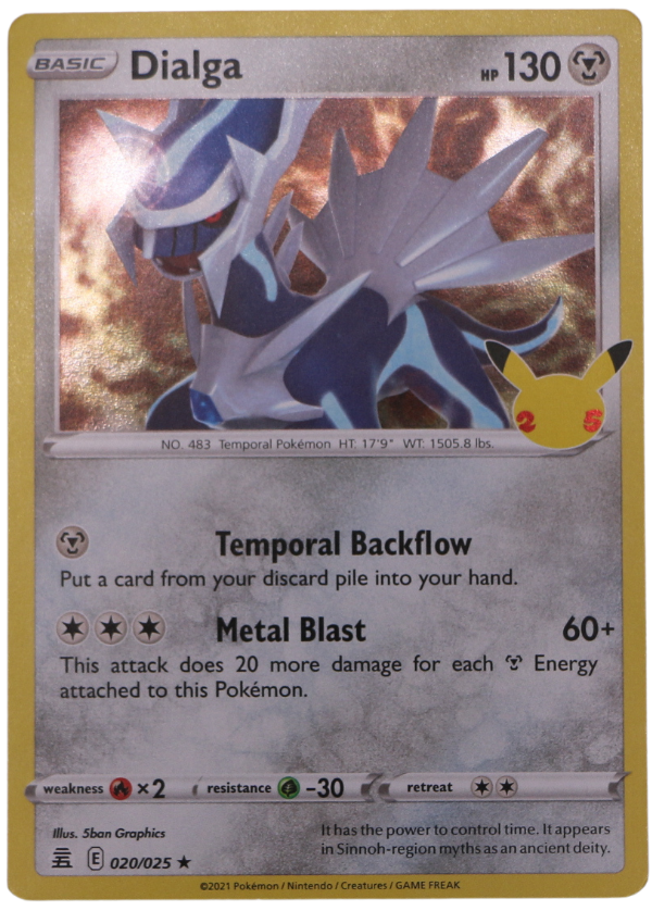 Dialga (CEL 020) Holo Rare (ENG) - Single