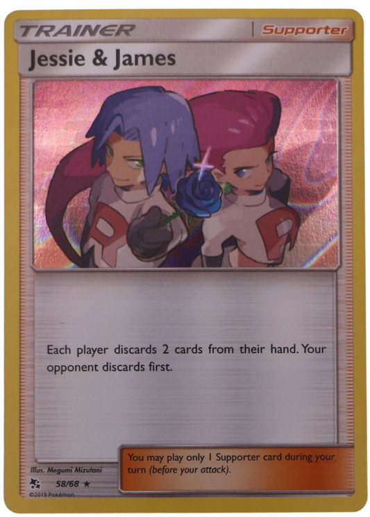 Jessie & James (HIF 58) Holo Rare (ENG) - Single