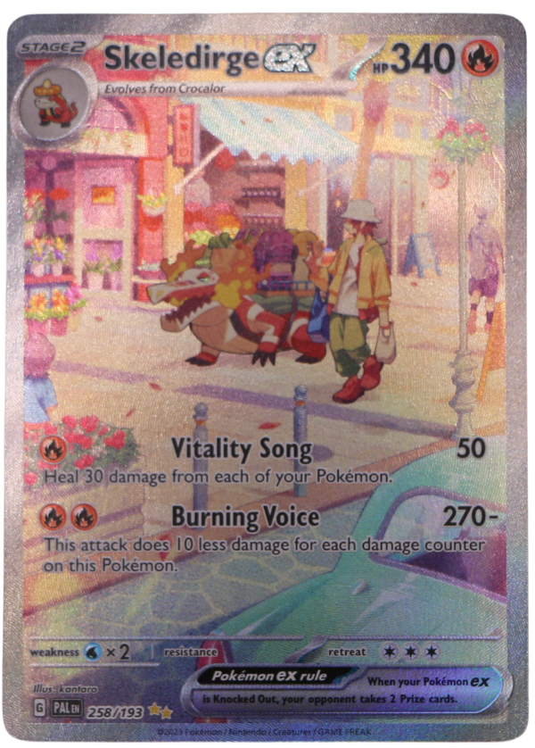 Skeledirge ex (PAL 258) Special Illustration Rare (ENG) - Single
