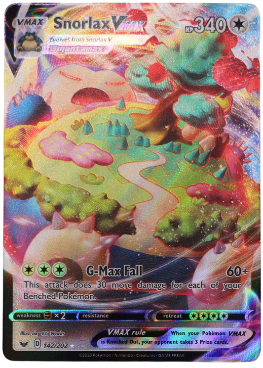 Snorlax VMAX (SSH 142) Ultra Rare (ENG) - Single