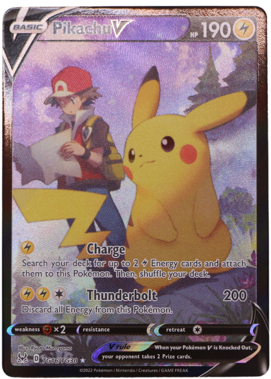 Pikachu V (LOR TG16) Special Illustration Rare (ENG) - Single