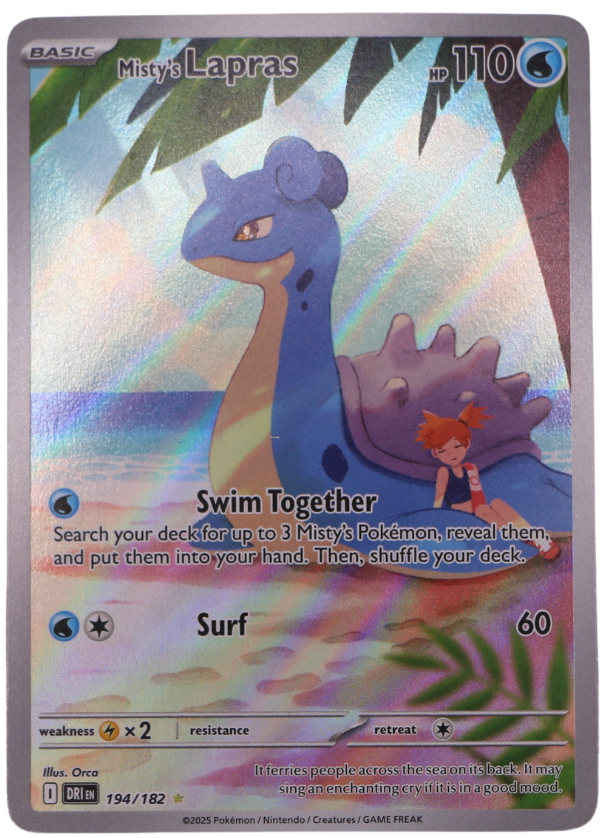 Misty's Lapras (DRI 194) Illustration Rare (ENG) - Single
