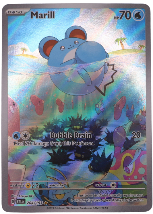 Marill (PAL 204) Illustration Rare (ENG) - Single