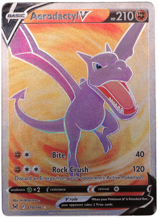 Aerodactyl V (LOR 179) Ultra Rare (ENG) - Single