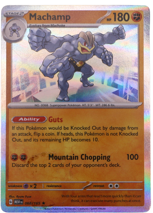 Machamp (MEW 068) Rare (ENG) - Single
