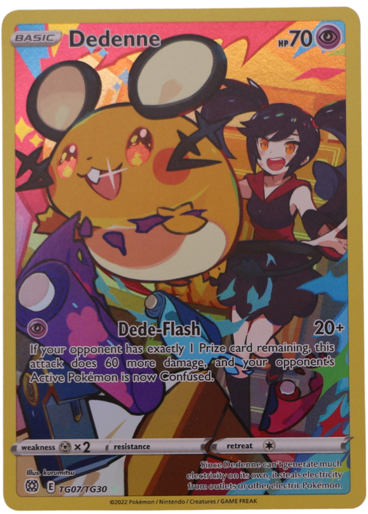 Dedenne (BRS TG07) Illustration Rare (ENG) - Single